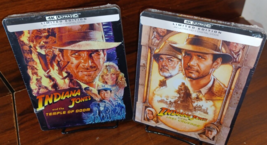 Indiana Jones 2 and 3 4K Steelbooks (4K + Digital)NEW-Free Shipping w/Tracking! - £84.73 GBP