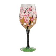 Lolita Wine Glass Cherry Blossom 15 oz 9" High Gift Boxed Collectible 6007483 image 3