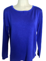 Spense Knits Women&#39;s Pullover Sweater Royal Blue Medium NWT - £22.77 GBP