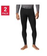 32 Degrees Heat  Base Layer Pant, 2-pack BLACK Men&#39;s  Size S NWT - $14.74