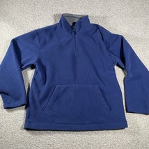 The Childrens Place Boys 1/4 Zip Fleece Pullover Sweater Blue Size Large 10/12 - £7.65 GBP