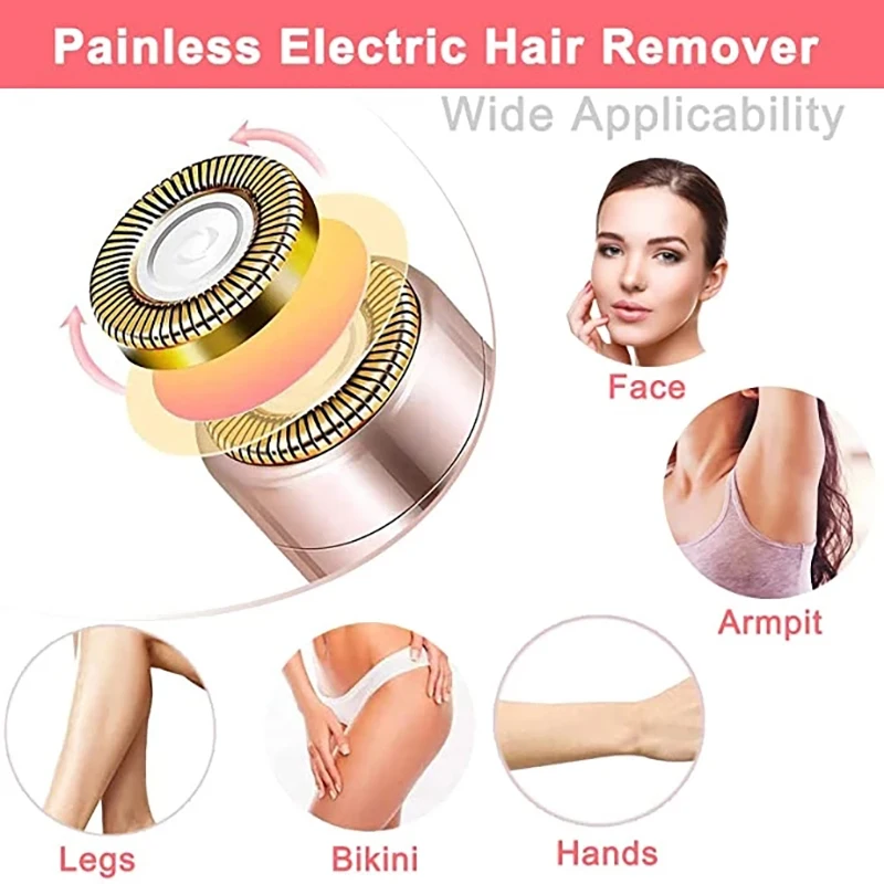 House Home Hair Removal Epilator Face Lipstick Facial Hair Remover Shaver Electr - £19.98 GBP
