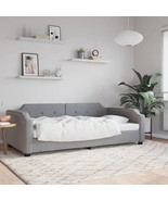  Day Bed Light gray Fabric (100% polyester), metal, solid wood Twin - $8,502.23 MXN
