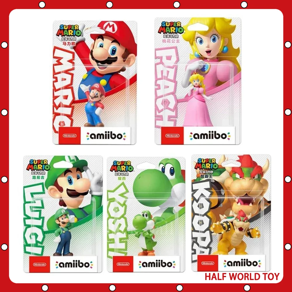 Amiibo Super Mario Anime Figures Princessrosalina Donkey Kong Nfc Nintendo - £32.22 GBP+