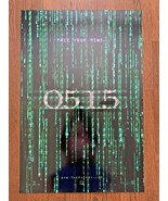 THE MATRIX RELOADED (2003) Hologram Teaser One-Sheet Very Fine Condition... - $404.74 CAD