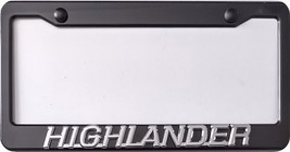 Toyota Highlander 3D  Chrome Script  ABS Plastic License Frame - $364.88 MXN