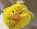 Russ Berrie Chick duck Plush Stuffed yellow Animal Easter Spring Bean Ba... - $13.81