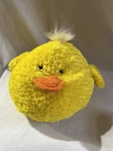 Russ Berrie Chick duck Plush Stuffed yellow Animal Easter Spring Bean Ba... - $13.81