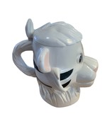 Ringling Bros Circus White Tiger Head Flip Top Cup Mug Hard Plastic - $10.88