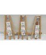 IKEA RAKET Lot Of 3 NIP Table Easels 664.513.09 Wooden Folding 12” SEALED - $460.40 MXN