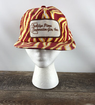 Vintage Snapback Hat - Zubaz Red Yellow White America&#39;s Legend Coolidge ... - £19.78 GBP