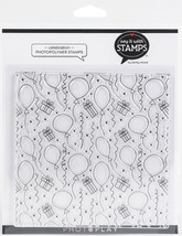 PhotoPlay Say It With Stamps Photopolymer Stamps-Celebration Background - £12.02 GBP