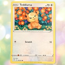 Evolving Skies Pokemon Card: Teddiursa 126/203 - £1.51 GBP