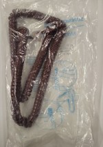 Vtg NOS 12&#39; Superior Cable Modular Handset Spring Cord Chocolate Brown H4DU 104 - £5.45 GBP