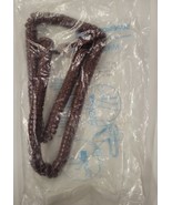 Vtg NOS 12&#39; Superior Cable Modular Handset Spring Cord Chocolate Brown H... - $6.93