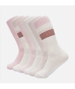 Lucky Brand Ladies Super Soft Boot Sock 6-Pair Pink Recycled Polyester - €16,23 EUR