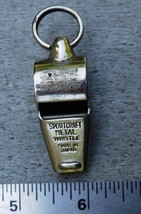 Vintage Sportcraft Metal Whistle With Key Ring - $10.00