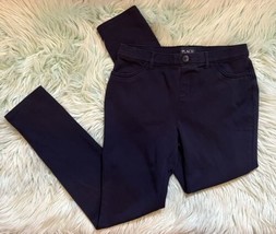 Childrens Place Girls School Uniform Pants Sz 14 Navy Blue Ponte Stretch... - £11.85 GBP