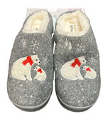 Kooba Womens Fur Lined Slippers Christmas Mama &amp; Baby Polar Bear S 5-6 - £25.79 GBP