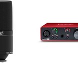 990 Blackout Llmited Edition Condenser Microphone &amp; Focusrite Scarlett S... - $423.99