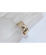 14K Yellow Gold 8mm Milgrain Edge Plain Wedding Band Ring Size (10) - £407.24 GBP