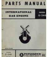 International Moissonneuse U-240 Moteur Parties Manuel Modèle Essence - €13,87 EUR