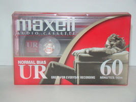 Maxell UR 60 Audio Cassette (New) - £6.35 GBP