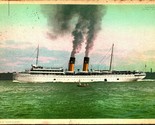 Steamer Ss North West Great Lakes 1908 Phostint Detroit Publishing DB Ca... - £12.31 GBP