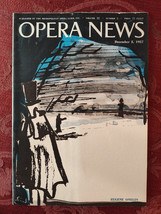 Rare Metropolitan Opera News Magazine December 2 1957 Tchaikovsky Eugene Onegin - £12.90 GBP