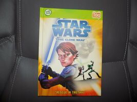 Leap Frog Tag Star Wars The Clone Wars Book "Rescue in the Sky" EUC - $22.50