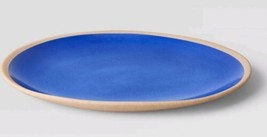 Threshold™ ~ Set of Four (4) ~ Melamine ~ BLUE ~ 10.5&quot; Round Dinner Plates - £36.57 GBP