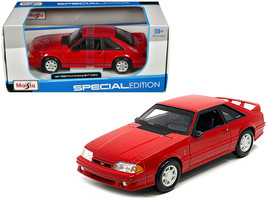 1993 Ford Mustang SVT Cobra 1/24 Diecast Model Car Red Special Edition S... - £28.83 GBP