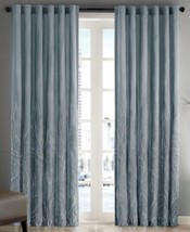 Madison Park Andora Embroidered Curtain Panel Size 50 X 95 Inch Color Navy - £47.18 GBP