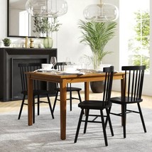 Flash Furniture Henry Solid Dining, Commercial Grade Heavy 47&quot;, Brown Matte  - £486.47 GBP