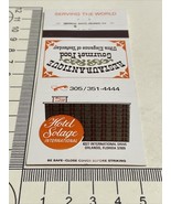 Matchbook Covers  Hotel Solage International Orlando, FL.   Unstruck  gmg - $17.41 CAD