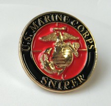 Marine Corps Sniper Special Ops Lapel Hat Pin Badge 1 Inch - £4.52 GBP