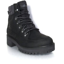 Timberland Women&#39;s Black Nubuck Leather Waterproof Hiker Boot SZ 7, A2EZ8 - £113.11 GBP