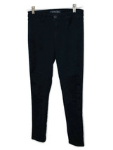 Tinsel Denim Couture Black Coated Moto Skinny Jeans Size 28 Stitch Fix - £9.60 GBP