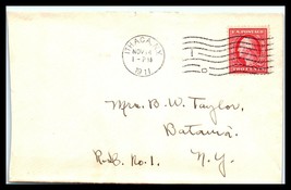 1911 US Cover - Ithaca, New York to Batavia, New York U9 - £2.36 GBP