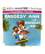 Vintage View-Master Raggedy Ann And Raggedy Andy  3 Reel Set - $185.32 MXN