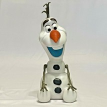 New Disney Frozen Olaf Snowman Coin Bank Savings Hard Plastic Shatterproof - £14.00 GBP