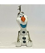 New Disney Frozen Olaf Snowman Coin Bank Savings Hard Plastic Shatterproof - £13.96 GBP