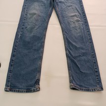 Levi's 505 Straight Regular Fit Men's Blue Denim Cotton Jeans Size (34×32) image 10
