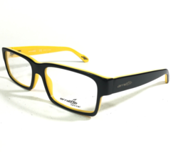 Arnette Eyeglasses Frames FRONTMAN 7059 1160 Black Yellow Rectangular 53... - $37.04