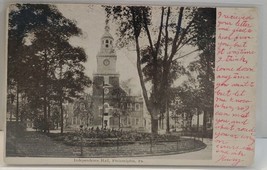 Vintage Undevided  Postcard Independence Hall Philadelphia PA Posted 1907 - £6.58 GBP