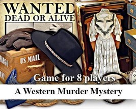 WESTERN Murder Mystery dinner PARTY.Instant Download. | Printable Game |... - $375.27 MXN