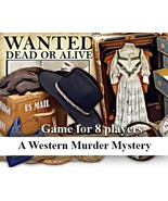 WESTERN Murder Mystery dinner PARTY.Instant Download. | Printable Game |... - $19.95