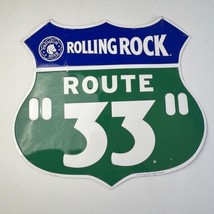 Rolling Rock Route 33 Tin Sign 2003 Premium Beer Breweriana Collectible - £40.56 GBP