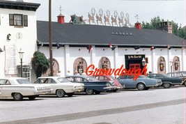 Original Cars Parked Santa and Reindeer on Roof 35mm Photo Slide 1968 - £14.77 GBP