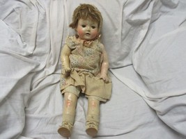 Vintage/Antique Childs Porcelain Doll 20&quot; Tall For Collection - £58.79 GBP